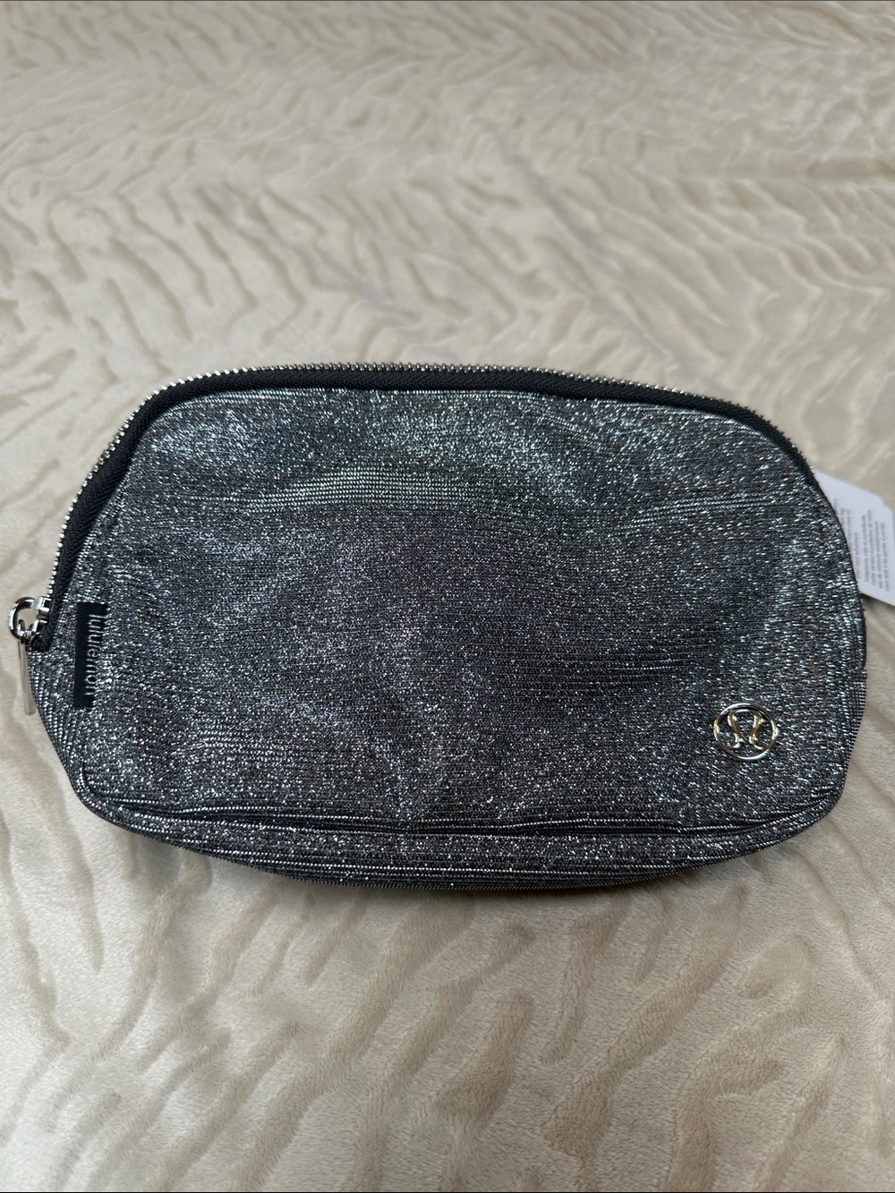 NWT! Lululemon Everywhere Belt Bag 1L Glitter Dark Silver/Graphite Grey/Silver